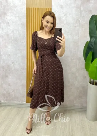 Milla Chic – Vestido Geórgia Em Viscolinho – Azul Marinho (cópia) Milla Chic - Vestido Geórgia Em Viscolinho - Azul Marinho (cópia)
