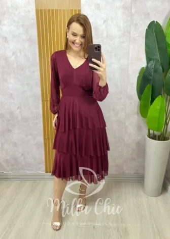 Milla Chic - Vestido Miriam - Azul Marinho (cópia)