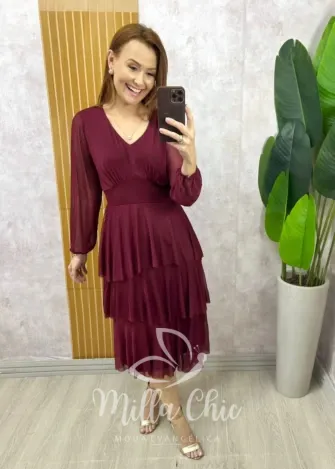 Milla Chic - Vestido Miriam - Azul Marinho (cópia)