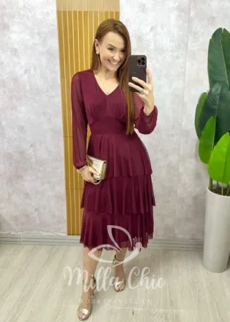 Milla Chic - Vestido Miriam - Azul Marinho (cópia)