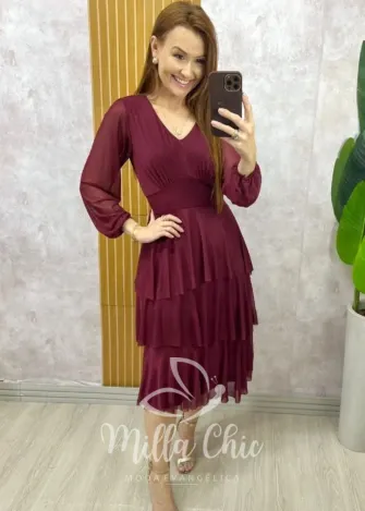 Milla Chic - Vestido Miriam - Azul Marinho (cópia)