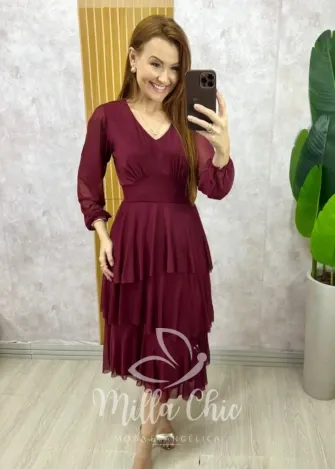 Milla Chic - Vestido Miriam - Azul Marinho (cópia)