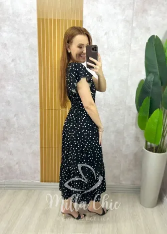 Milla Chic - Vestido Miriam - Preto