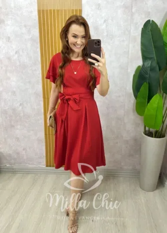 Milla Chic - Vestido Rouge - Vermelho