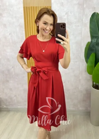Milla Chic - Vestido Rouge - Vermelho