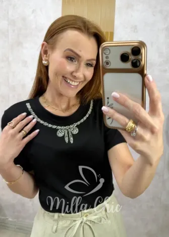 Milla Chic - Blusa Aniele - Branca (cópia)