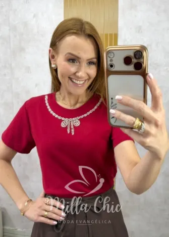 Milla Chic - Blusa Aniele - Preta (cópia)