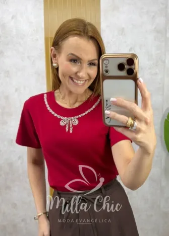 Milla Chic - Blusa Aniele - Preta (cópia)