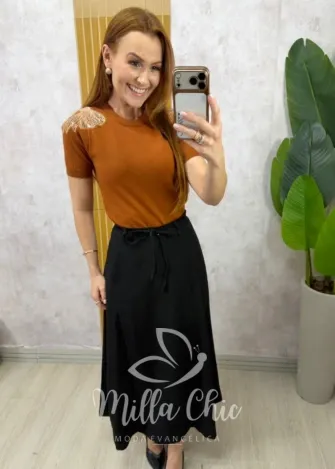 Milla Chic - Blusa Charlote - Azul Marinho (cópia)