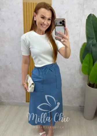 Milla Chic - Blusa Charlote - Branca