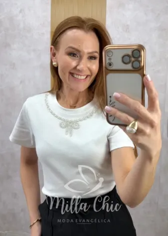Milla Chic - Blusa Charlote - Branca (cópia)