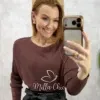 Milla Chic - Blusa Monte Carlo em Tricot modal - Açaí (cópia)