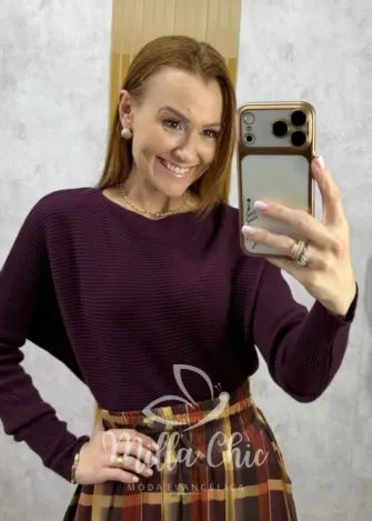 Milla Chic - Blusa Monte Carlo em Tricot modal - Branca (cópia)
