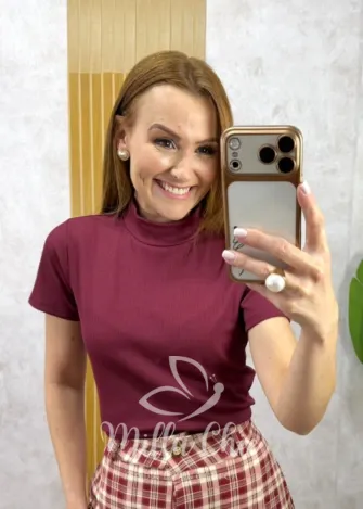 Milla Chic - Blusa Rubi em renda - Azul Marinho (cópia)
