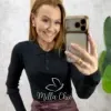 Milla Chic - Blusa Serena Modal - Açaí (cópia)