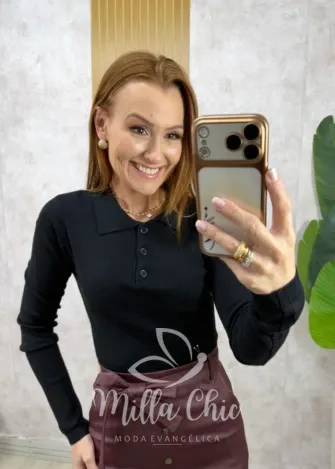 Milla Chic - Blusa Serena Modal - Açaí (cópia)