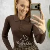 Milla Chic - Blusa Serena Modal - Marrom