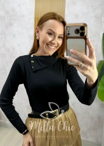 Milla Chic - Cacharrel Canelada - Preta