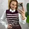 Milla Chic - Camisa Colete Parisiense - P&B (cópia)