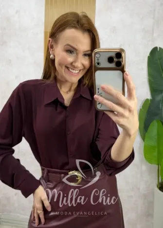 Milla Chic - Camisa Glória - Preta (cópia)