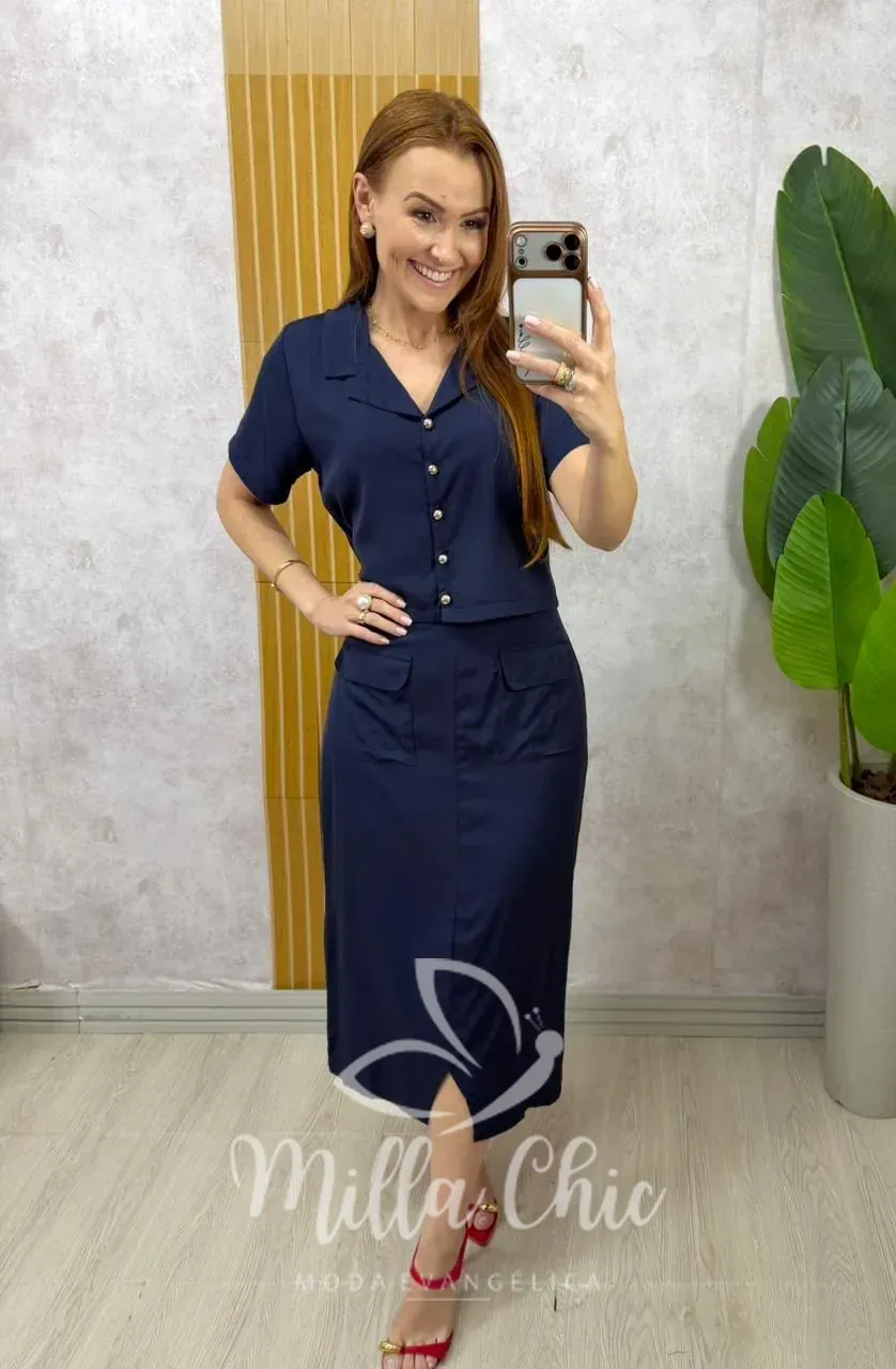 Milla Chic – Conjunto Bellagio – Azul Milla Chic - Conjunto Bellagio - Azul