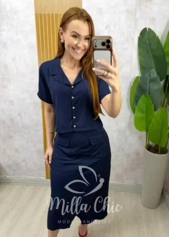Milla Chic - Conjunto Bellagio - Azul