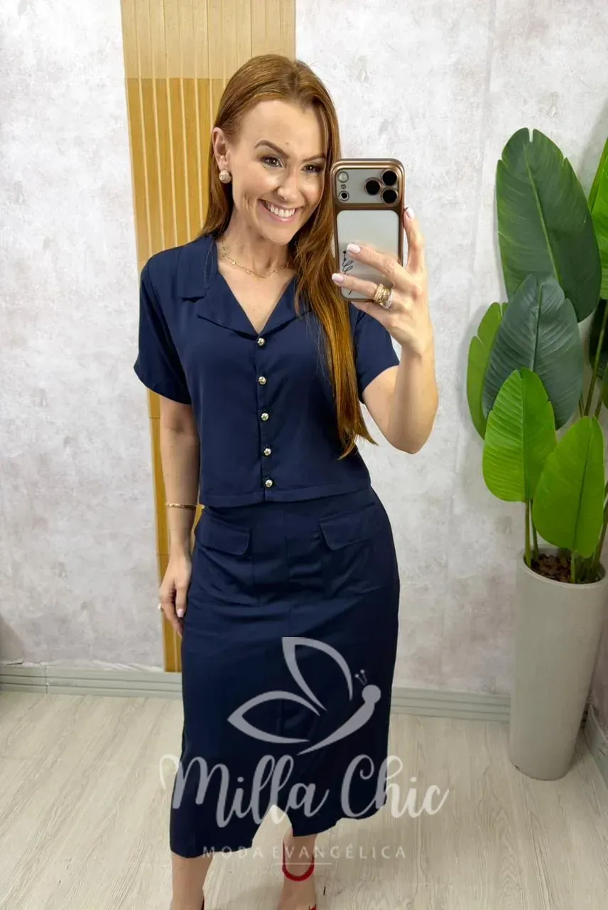 Milla Chic – Conjunto Bellagio – Azul Milla Chic - Conjunto Bellagio - Azul
