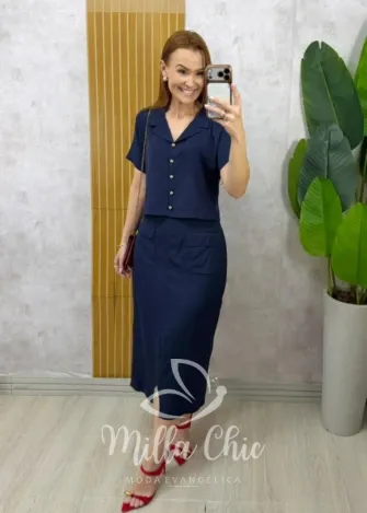 Milla Chic - Conjunto Bellagio - Azul