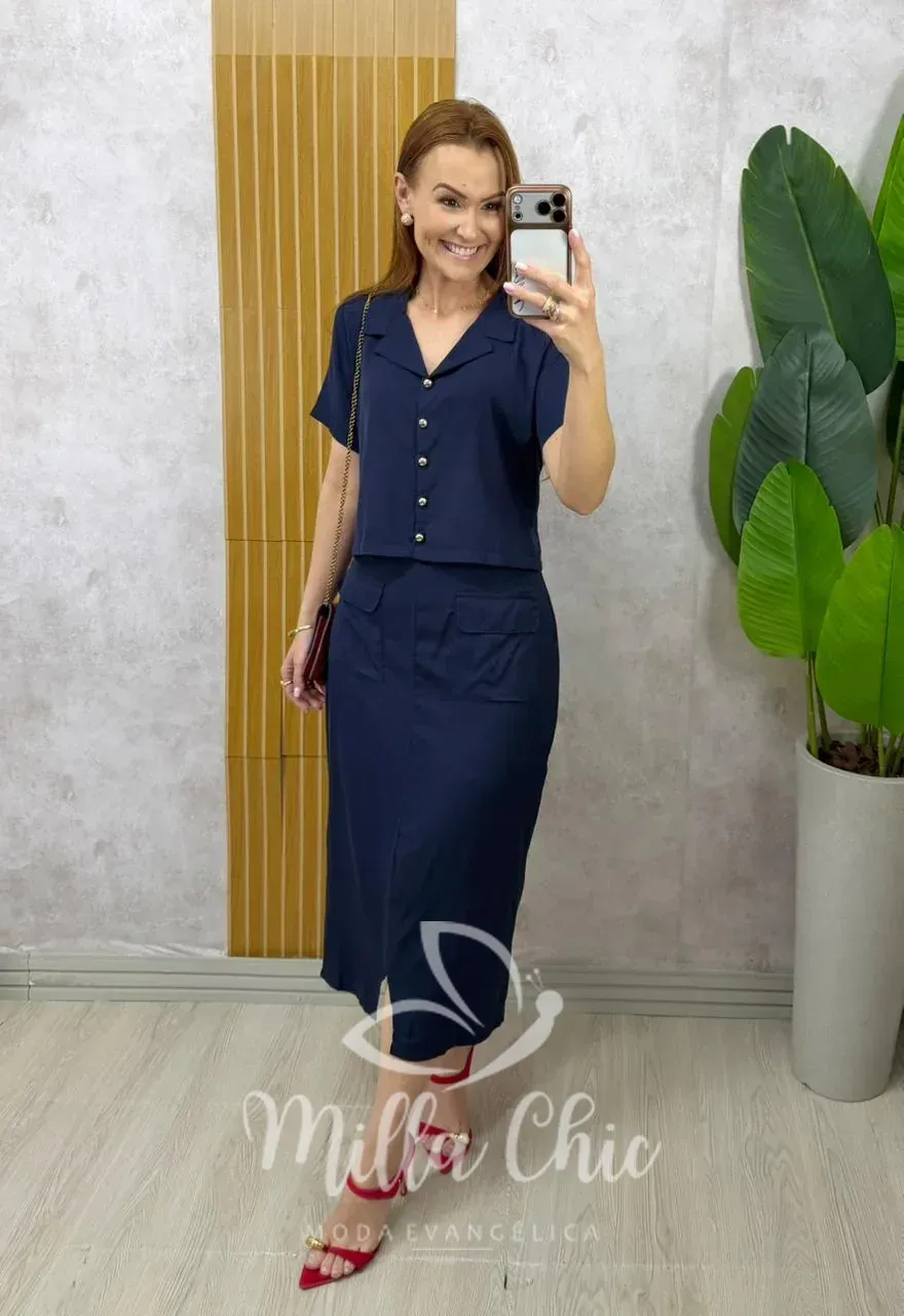 Milla Chic – Conjunto Bellagio – Azul Milla Chic - Conjunto Bellagio - Azul