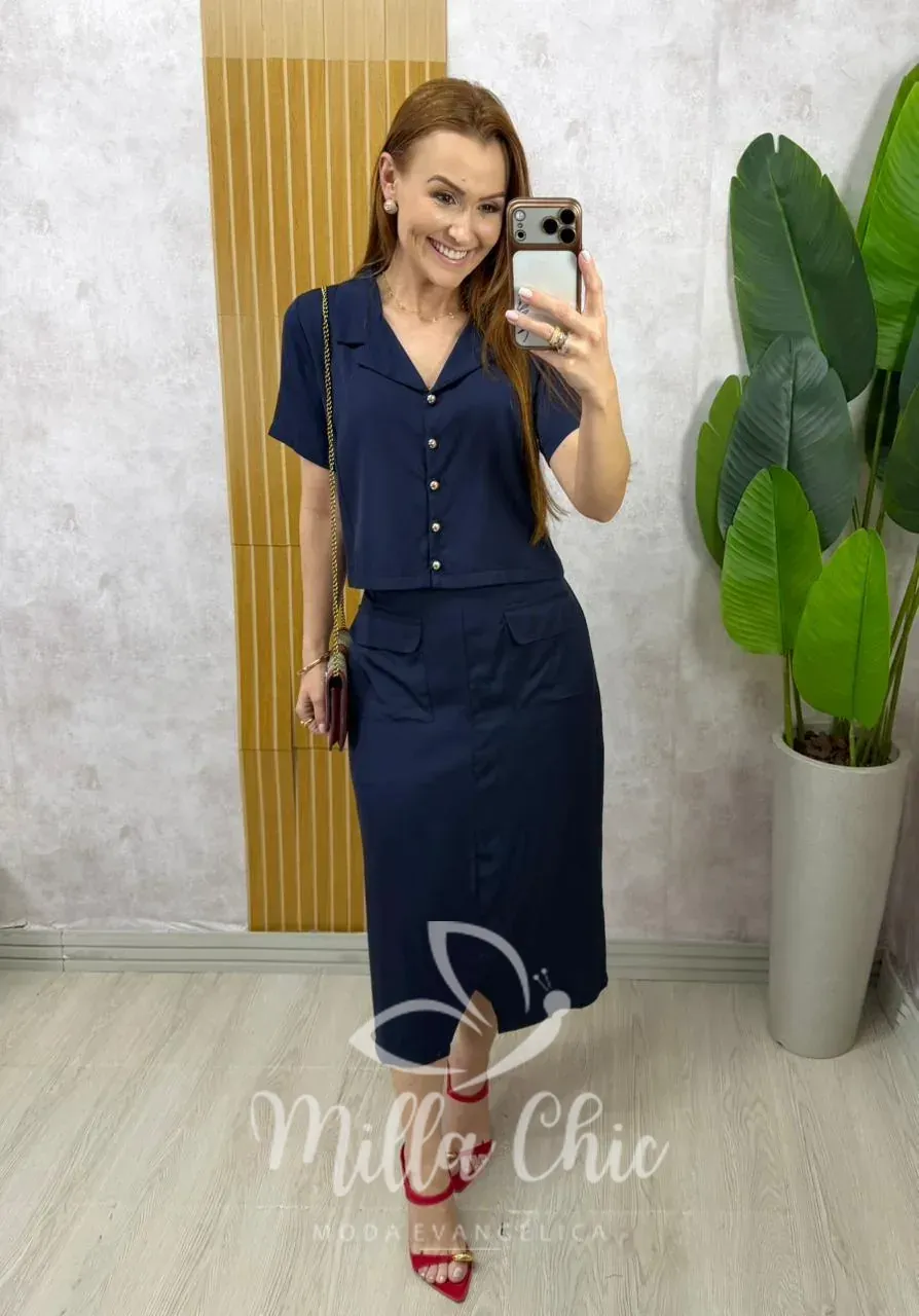 Milla Chic – Conjunto Bellagio – Azul Milla Chic - Conjunto Bellagio - Azul