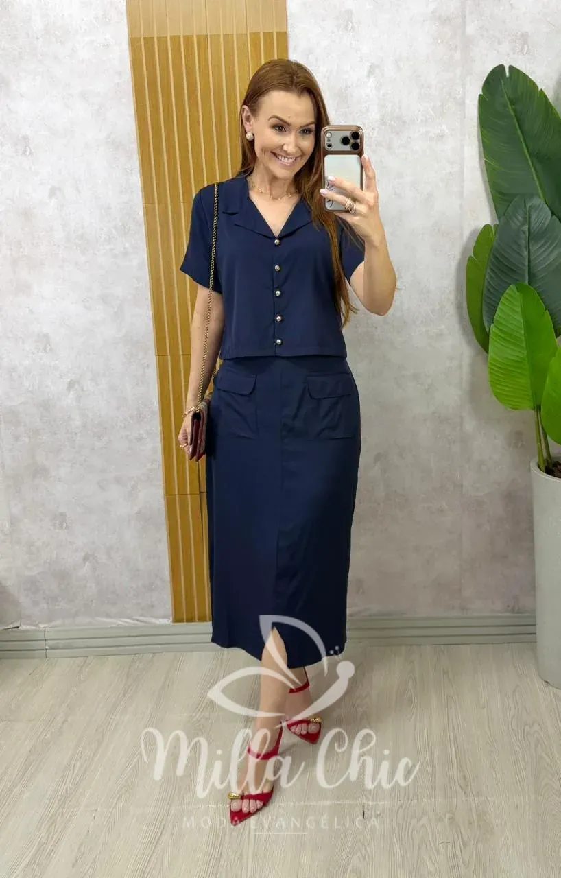 Milla Chic – Conjunto Bellagio – Azul Milla Chic - Conjunto Bellagio - Azul