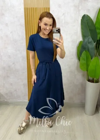 Milla Chic - Conjunto Confort Chic - Azul