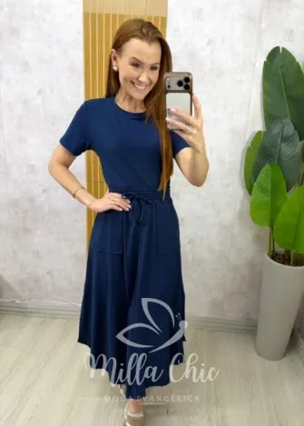 Milla Chic - Conjunto Confort Chic - Azul