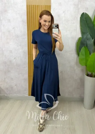 Milla Chic - Conjunto Confort Chic - Azul
