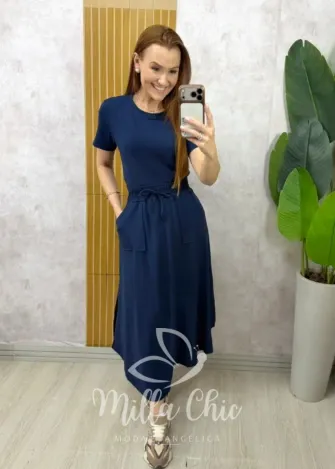 Milla Chic - Conjunto Confort Chic - Azul