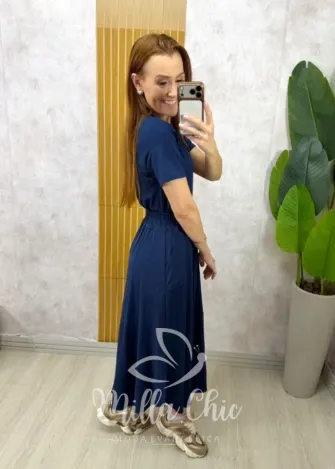 Milla Chic - Conjunto Confort Chic - Azul