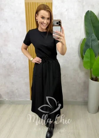 Milla Chic - Conjunto Confort Chic - Preto