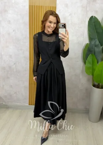 Milla Chic - Conjunto Ingrid - Preto