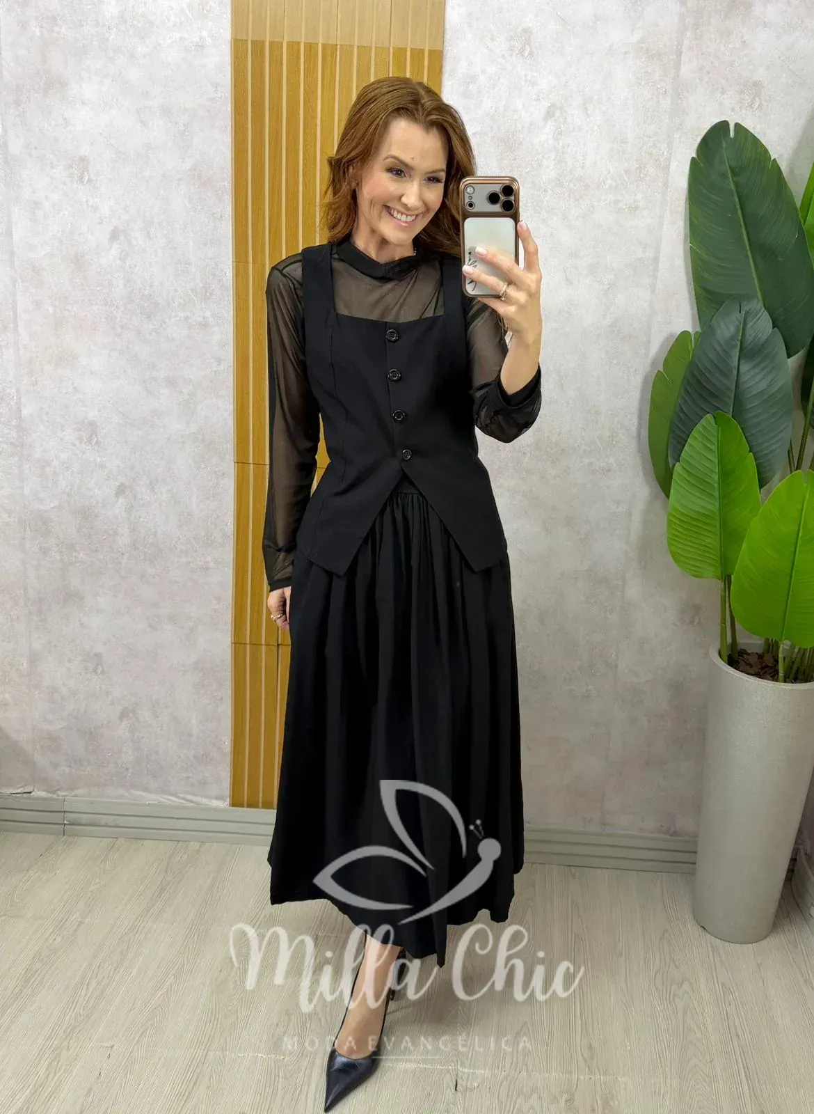 Milla Chic – Conjunto Ingrid – Preto Milla Chic - Conjunto Ingrid - Preto