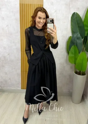 Milla Chic - Conjunto Ingrid - Preto