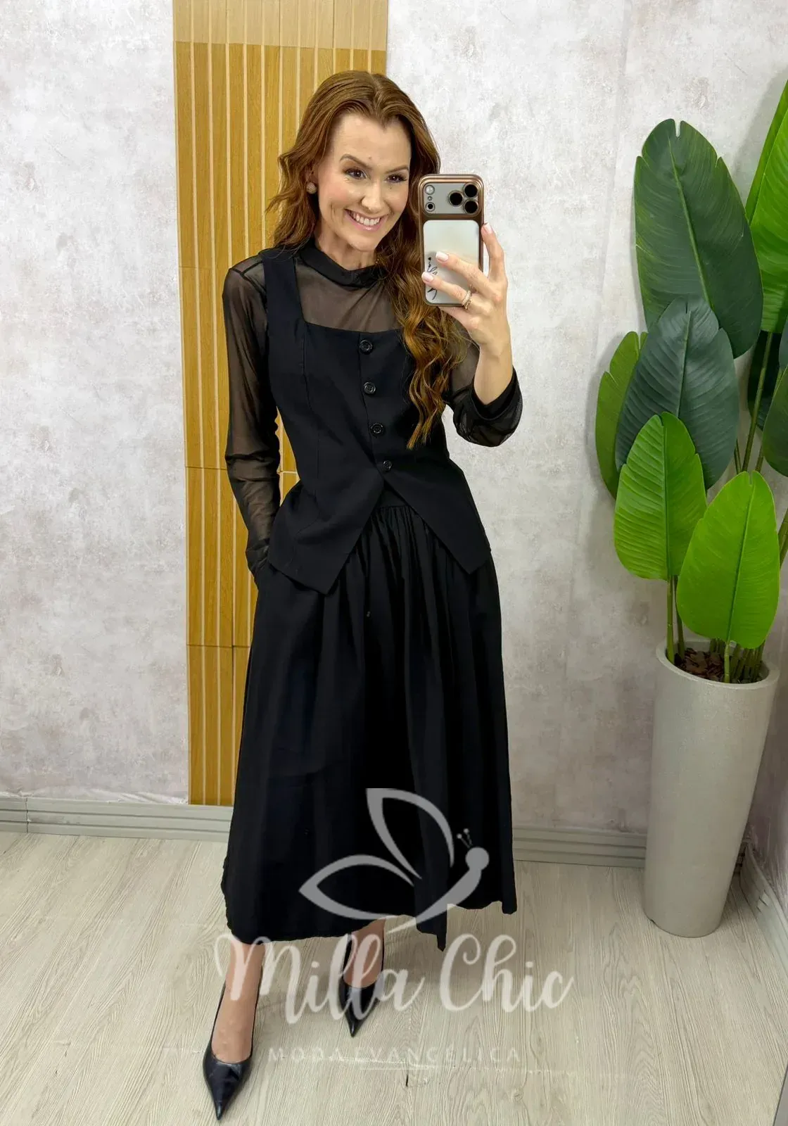 Milla Chic – Conjunto Ingrid – Preto Milla Chic - Conjunto Ingrid - Preto