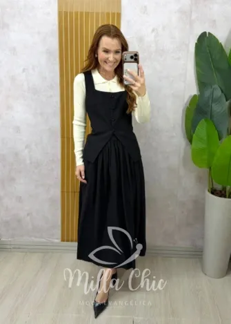 Milla Chic - Conjunto Ingrid - Preto