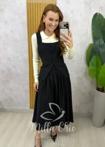 Milla Chic - Conjunto Ingrid - Preto