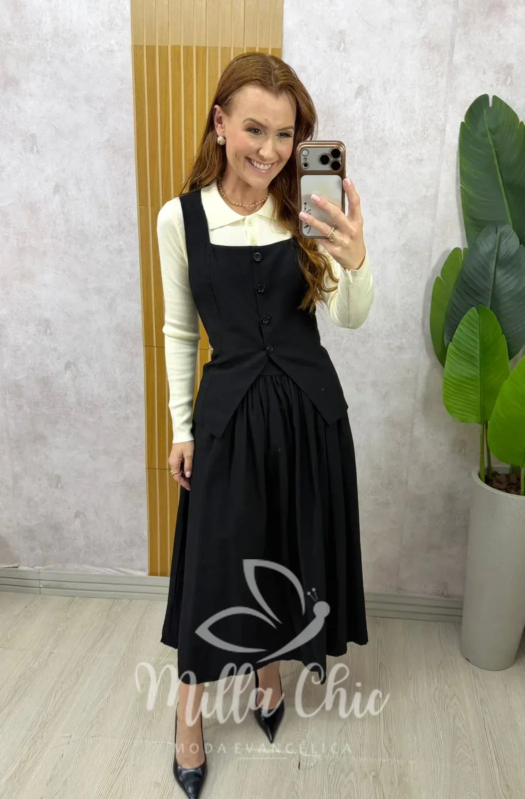 Milla Chic – Conjunto Ingrid – Preto Milla Chic - Conjunto Ingrid - Preto