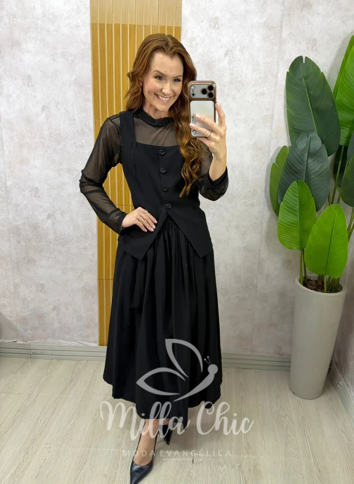 Milla Chic – Conjunto Ingrid – Preto Milla Chic - Conjunto Ingrid - Preto