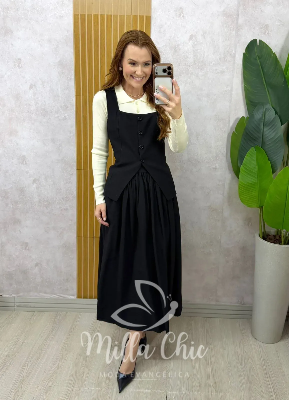 Milla Chic – Conjunto Ingrid – Preto Milla Chic - Conjunto Ingrid - Preto