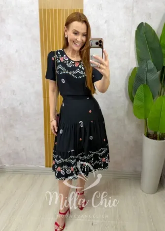 Milla Chic - Conjunto Suécia - Preto