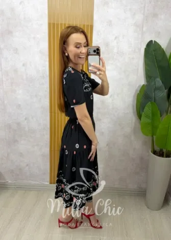 Milla Chic - Conjunto Suécia - Preto