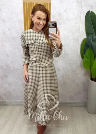 Milla Chic - Conjunto Victoria em Alfaiataria -