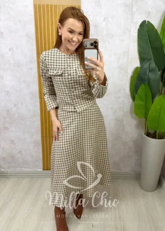 Milla Chic - Conjunto Victoria em Alfaiataria -